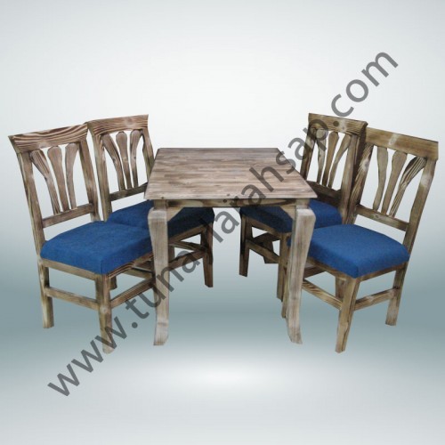 mss0030 Firkat Ahşap Masa Sandalye